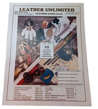 1995 Leather Unlimited Ingrosso Catalog #495 Strumenti Kit Cinture Fibbi... - £15.40 GBP