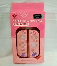 Pink Sakura Cat Protective Case Shell Cover For Nintendo Switch F3 - Cute Japan - £11.37 GBP