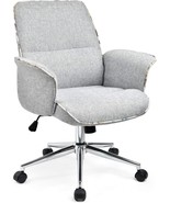 COMHOMA Office Chair Modern Home Fabric Upholstered Swivel Rolling w/ Ar... - $1,855.76 MXN