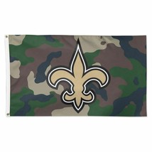 New Orleans Saints Camo Flag 3x5ft Banner Polyester American Football saints034 - £13.51 GBP