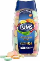 Tums Smoothies Antacid Assorted FRUIT160.EACH Ultra Strenght 1000 - £14.20 GBP