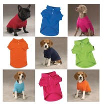 POLO DOG SHIRT Preppy Button Down Cotton Shirts for Dogs 5 Colors To Choose From - £14.81 GBP+
