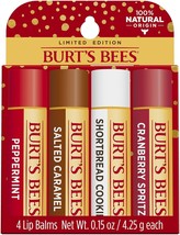Burt&#39;s Bees Lip Balm Stocking Stuffers, Moisturizing Lip Care Christmas Gifts, 1 - £21.52 GBP