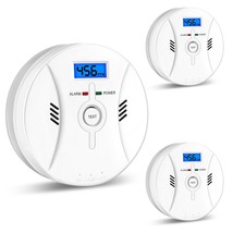 3-Pack Carbon Monoxide Detectors,Smoke Detector,2 In 1 Co &amp; Smoke Alarm,... - £70.47 GBP