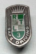 1930&#39;s SAFE DRIVING AWARD RTL RYDER TRUCK LINES 3 YEARS ENAMEL PIN BADGE... - £35.46 GBP