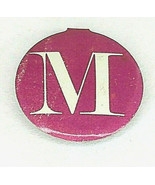 VINTAGE VTG Metropolitan MET Museum of Art Metal PURPLE Metal Clip On Pin  - £7.73 GBP