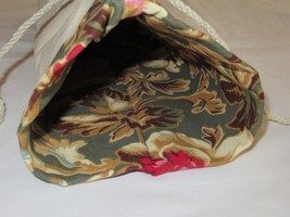 Longaberger BEVERAGE TOTE Bottle Carrier Liner Majolica Garden Flax 2313... - $158.52 MXN