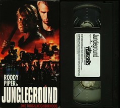 Jungleground Vhs Roddy Piper Tori Higginson Rachel Wilson Triboro Video Tested - £10.38 GBP