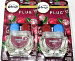 2 Pack Febreze Limited Edition Cranberry Tart Scented Oil Refill - £23.69 GBP