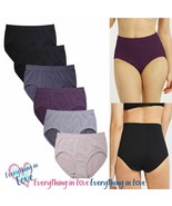  6 12 Pack Women Seamless High Rise Full Coverage Nylon Panty Underwear ... - $37.51 CAD