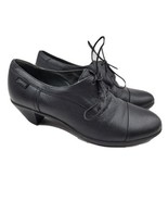 Camper 38 Black Leather Women&#39;s Cuban Heel Shoes Womens Size 8 - £31.55 GBP