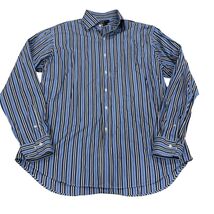 Polo Ralph Lauren Regent Classic Fit Blue Striped Button-Down Mens Shirt... - $24.00