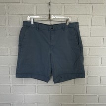 CHAPS Coastland Wash Shorts Stretch Blue Mens 36 Preppy Classic Beach  - $16.65