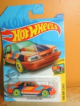 Hot Wheels HW Art Cars 92 Ford Mustang Die-Cast Model (GHC13) orange colorful - £4.23 GBP