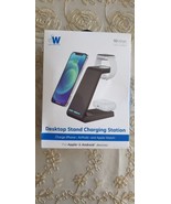 Just Wireless 3-in-1 Qi Charging Pad Compact Design with 6ft TPU Cable -... - $19.03 CAD
