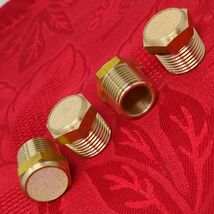 3/4 NPT Male Breather Vent Flat Bronze Silencer 4pcs Mufflers 14 TPI - $24.98