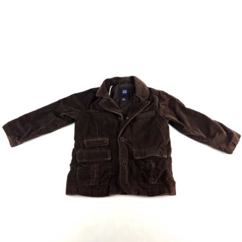 Baby Gap Toddler 5 years Brown Jacket Coat Fall Winter  Soft Cotton - £9.83 GBP