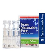 6 X ALCON TEARS NATURALE FREE 32 Vial 0.8ml LUBRICANT EYE DROPS RELIEVER - $179.16 CAD