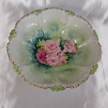 Large Green R&amp;S Prussia Bowl # 22537 - £15.83 GBP