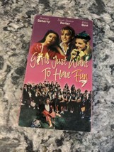 Girls Just Want To Have Fun Vhs Tape Cult Musical Comedy Sarah Jessica Parker - £3.91 GBP