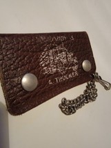 Vintage Leather Wallet With Chain Daddys A Trucker  - £18.31 GBP