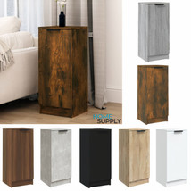 Modern Wooden Narrow 1 Door Home Sideboard Storage Cabinet Unit With She... - $41.58+