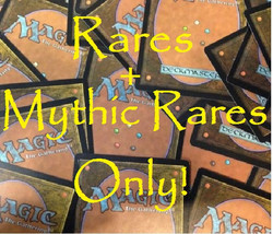 TEN (10) Random Magic: The Gathering MTG Rare or Mythic Rare Cards Lot - Rares a - £10.43 GBP