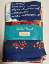 The Pioneer Woman Wishful Winter Kitchen Towels 2 Pack, New. 20 In W X 30 In L. - $12.86