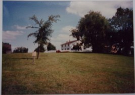 Vintage A View Of The Barn &amp; House From A Fair Irish Hills Michigan 1989 - £1.53 GBP