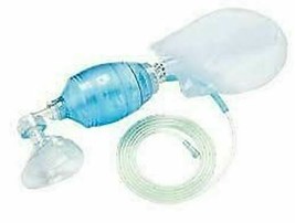 5 x Timesco ADULT BAG VALVE MASK RESUSCITATION SYSTEM 1.6 L BAG SIZE 5 MASK - £147.52 GBP