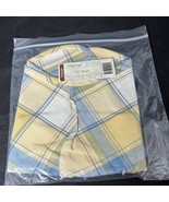 Longaberger 13&quot; Bowl Basket Liner Cornflower Plaid Fabric - $243.66 MXN