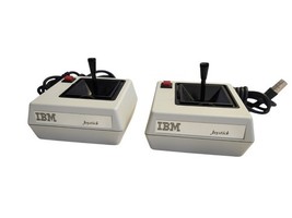 Vintage IBM PCjr Joystick Computer Gaming Controller  2 Button 8 Pin Con... - $49.49