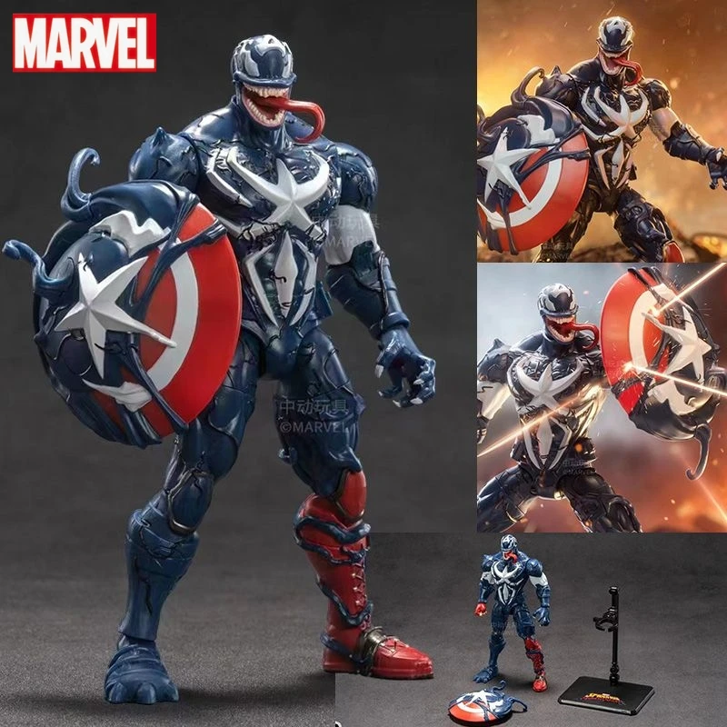 Itic captain america black panther carnage 1 10 marvel legends action figure gift anime thumb200