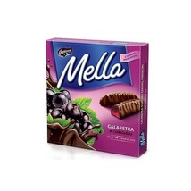 Goplana MELLA Blackcurrant jellies in chocolate 190g/6.70oz FREE SHIPPING - $9.85
