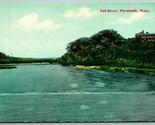 Anguilla Fiume Plymouth Massachusetts Ma Unp Non Usato DB Cartolina J11 - $12.24