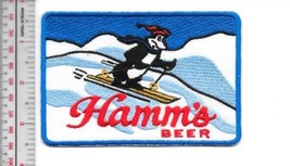 Vintage Beer &amp; Skiing Hamm&#39;s Beer Bear Ski Patrol Promo Patch - £7.95 GBP