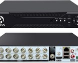 Hybrid 6-In-1 Dvr With 16 Channels, 2Mp, And 1080P H. - £102.68 GBP