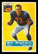 Vintage Football Card 1956 Topps #107 Bill Wightkin Chicago Bears Tackle - £10.30 GBP