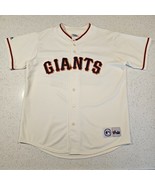 Majestic Vintage MLB San Francisco Giants #24 Willie Mays Cream Home Jer... - £58.23 GBP