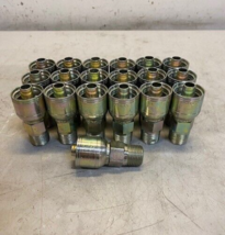 19 Quantity of Eaton Aeroquip Hydraulic Straight Fittings ATTC-8 (19 Quantity) - $99.99