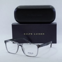 Polo Ralph Laurent PH2257U 5755 Shiny Transparent Light Grey 55mm Eyeglasses ... - £58.33 GBP