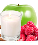 Apple Cinnamon Raspberry Votive Candles Choose Your Colour Hand Poured E... - $551.19 MXN+
