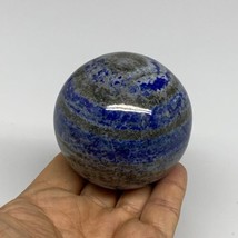 0.98 lbs, 2.6&quot; (65mm), Lapis Lazuli Sphere Ball Gemstone @Afghanistan, B... - £103.47 GBP