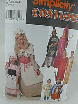 Simplicity 9718 Halloween Costume Pattern Adult all sizes xs s m  6-20 UNCUT  - £5.43 GBP