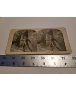 Home Treasure The Escape Stereoview Card Military Uniform Soldier Man #2... - $32.57 CAD