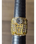 Chicago Bulls NBA 1998 World Champion Replica Ring Michael Jordan Size 11 - €51,55 EUR