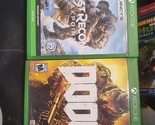 set of 2 /Ghost Recon Breakpoint + doom/ Xbox One very nice - £7.88 GBP