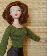 PRINCESS Sweater for Gene Doll. Knitting Pattern by Edith Molina PDF Dow... - £5.49 GBP