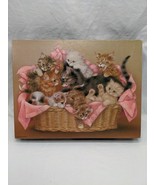 Kitten Caboole 500 Interlocking Pieces Hallmark Cards Puzzle 18&quot; X 23 1/2&quot;  - $12.03