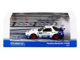 Tarmac Works RX-7 FC3S RHD (Right Hand Drive) #51 White and Blue with Gr... - £22.95 GBP
